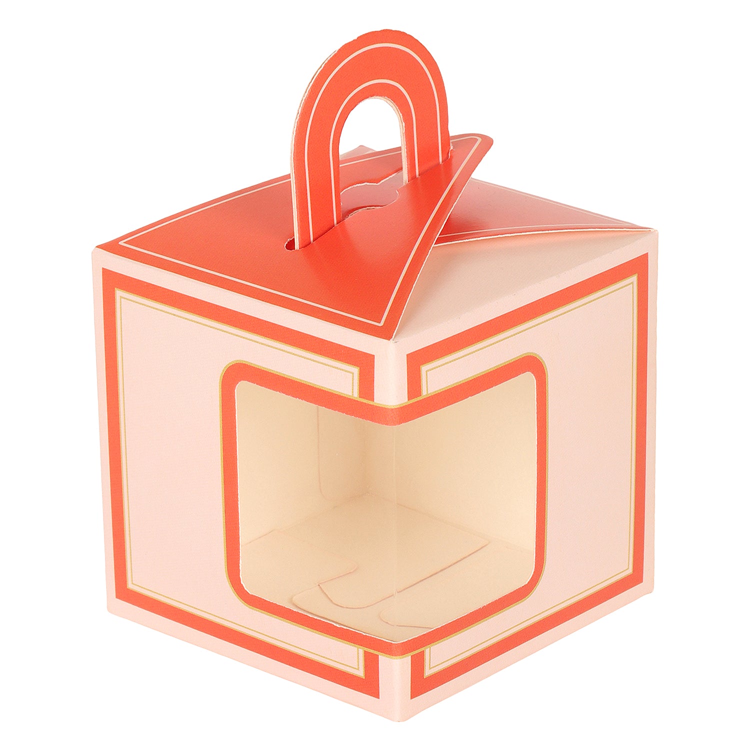Small Gift Box with Transparent Window lock for Packaging Nice