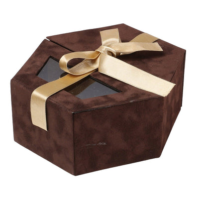 Two door open Box, Gift Hamper, suede box