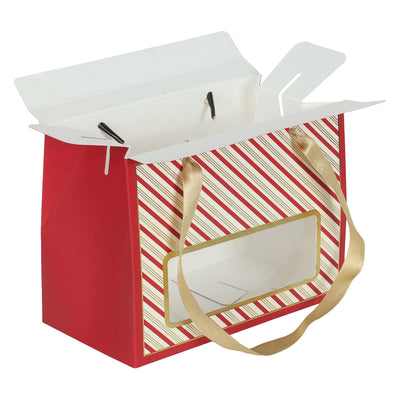 Plaid Front Hamper Gift Box ( 7x3.5x5 Inches ) 13003B