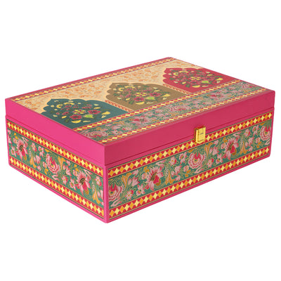 MDF Luxury gift Box With 15 Cavity & 4 Salsa Jar diwali boxes