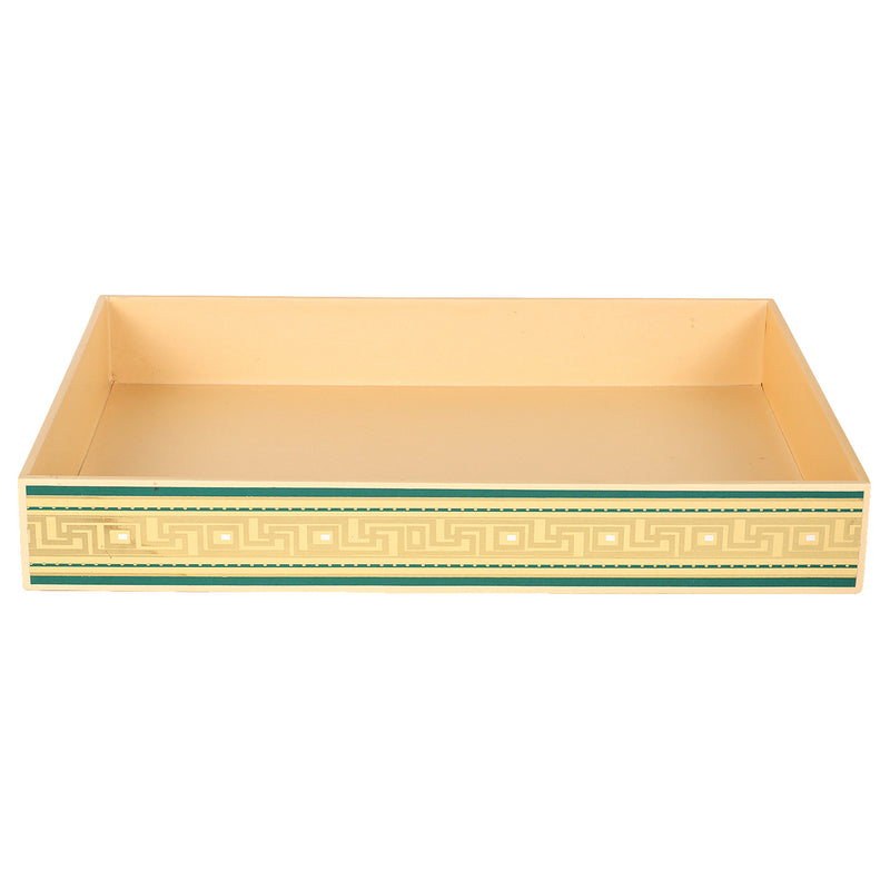 MDF Beautiful Multipurpose Tray ( 12x8x2.25 Inches ) 15020A