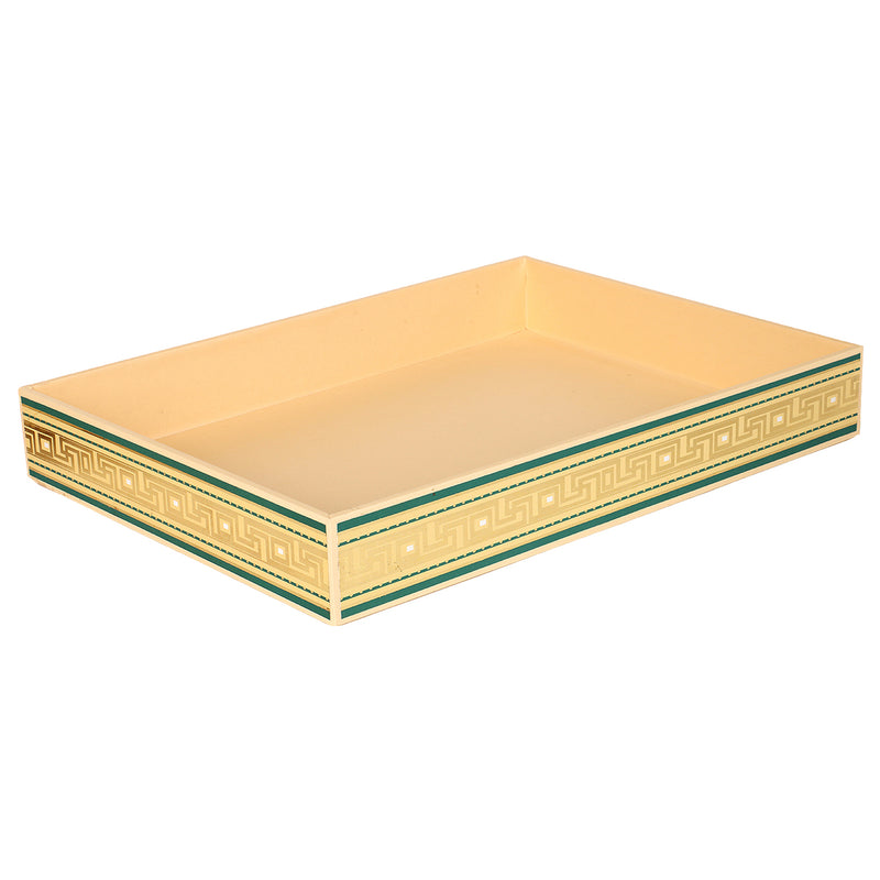 MDF Beautiful Multipurpose Tray ( 12x8x2.25 Inches ) 15020A