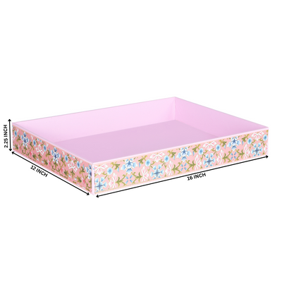 Beautifully Design MDF Multipurpose Gifting Tray (16x12x2.25 Inches) 9108