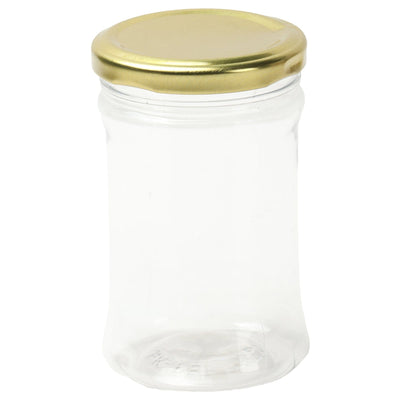 100 g plastic jar with golden cap
