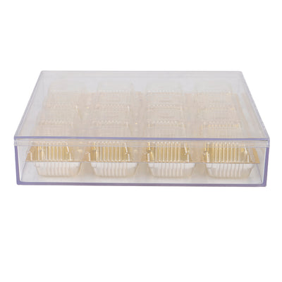 Premium Plastic Chocolate/Sweet Box with 16 Cavity (7.75x7.75x1.5) Inch 5902