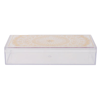 Empty Plastic Chocolate/Sweet Box (6x3.25x1.25) Inch 5905