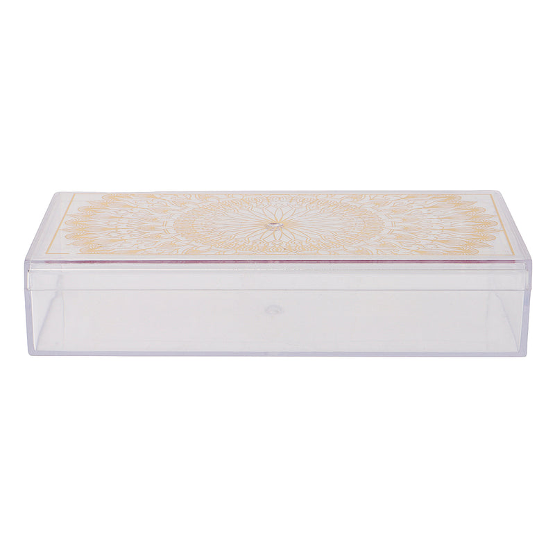 Empty Plastic Chocolate/Sweet Box (6x3.25x1.25) Inch 5905