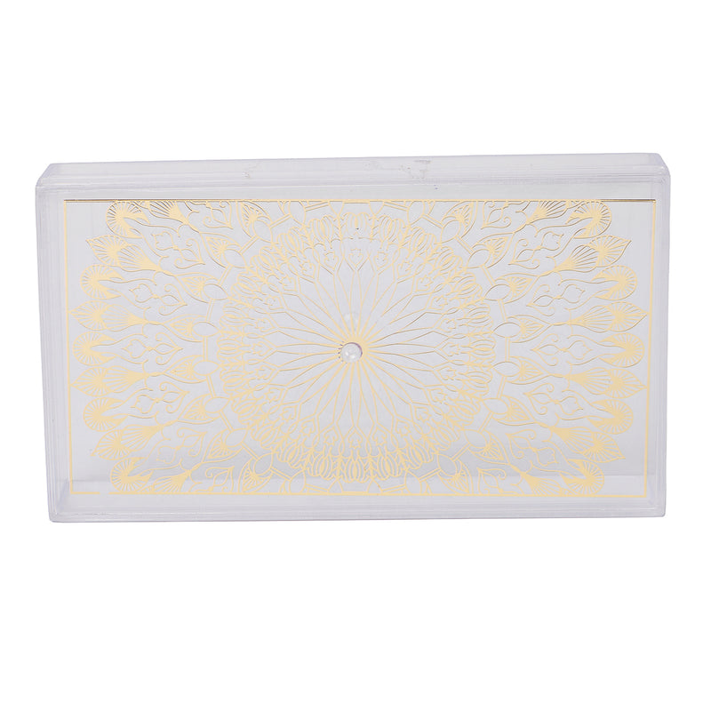 Empty Plastic Chocolate/Sweet Box (6x3.25x1.25) Inch 5905