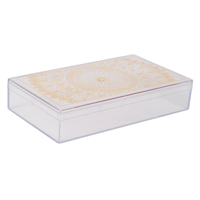 Empty Plastic Chocolate/Sweet Box (6x3.25x1.25) Inch 5905