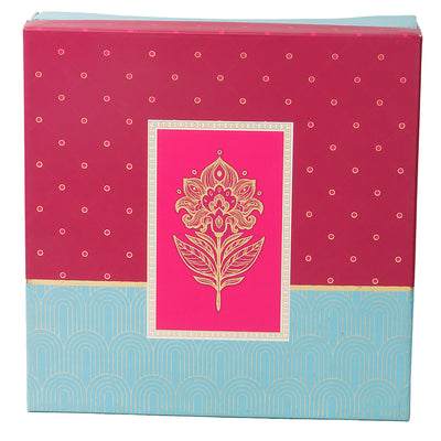 Beautiful Elegant Hamper box with 16 cavity (9.75x9.75x3.5) Inch 9023
