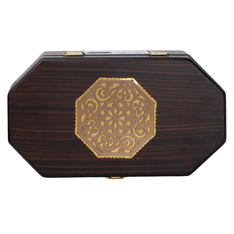 Premium Wooden Gift Box with 2 laser cut design salsa jars (9x5x3.5 Inches) 9084
