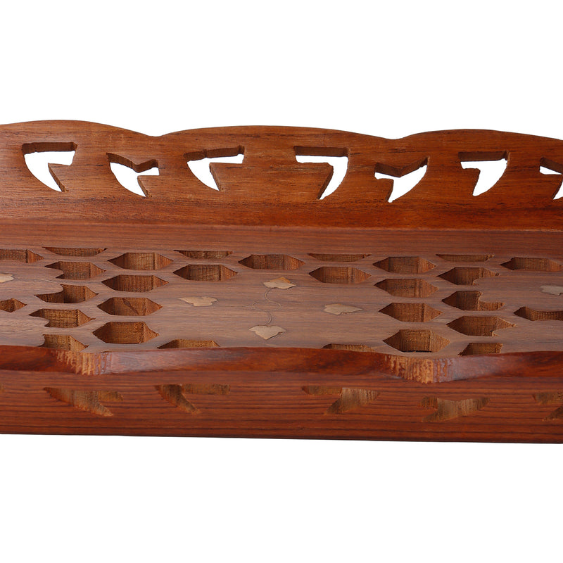 Wooden Sheesham Tray (14x10x1.5) Inch 9138