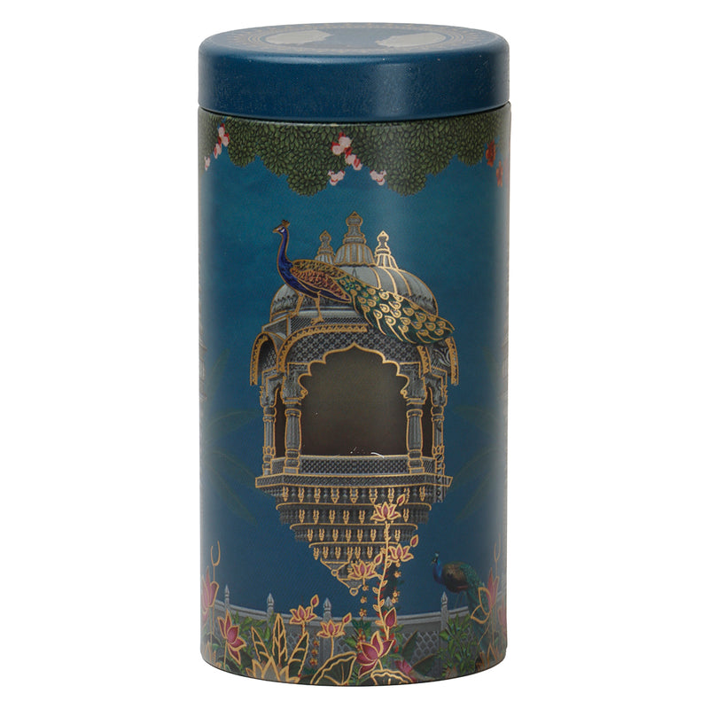200gm Beautiful Pichwai Printed Air Tight Tins from Nice Packaging. Use the tin for your packaging purpose for gifting dry fruits, and chocolates, cookies, makhana, chips to make it look more luxurious. Color: Blue, Size: 2.25*2.25*5.25 Inches, Capacity: 200gm