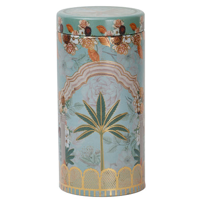200gm Beautiful Pichwai Printed Air Tight Tins (2.25x2.25x5.25 Inches) 9910