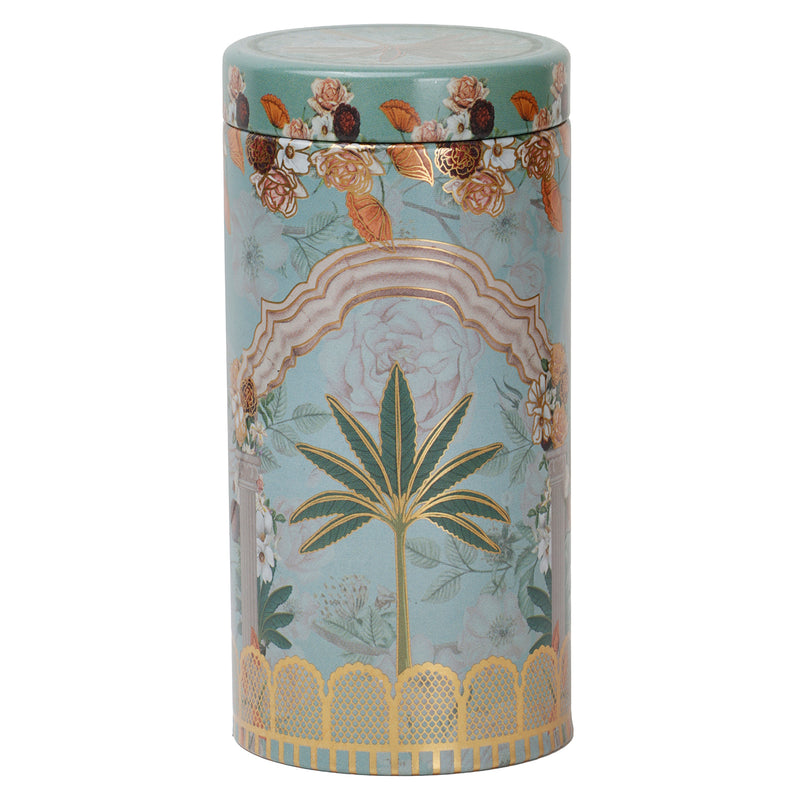200gm Beautiful Pichwai Printed Air Tight Tins (2.25x2.25x5.25 Inches) 9910