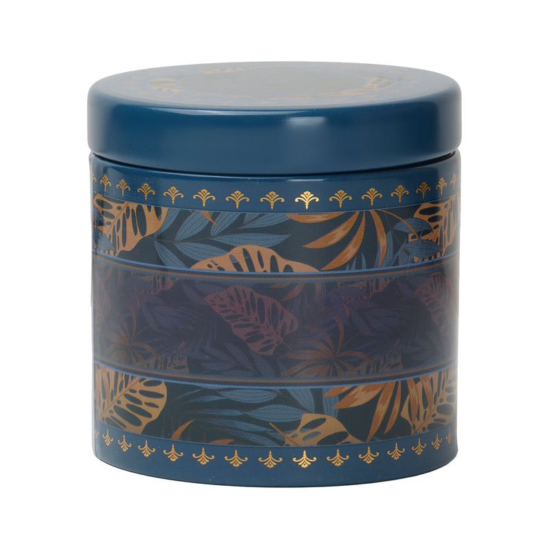 200gm Beautiful Floral Printed Air Tight Tins (3.25x3.25x3.25 Inches) 9914
