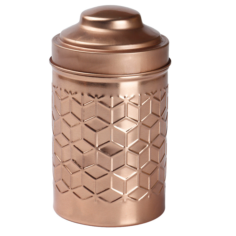 160gm Rose Gold Air Tight Tins (2.5x2.5x4.75 Inches) 9920
