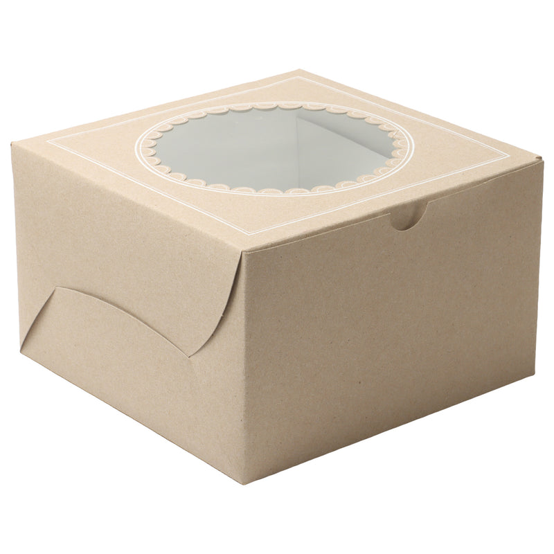1/2 KG Brown Cake Box (8x8x5inch) ck1809 - Nice Packaging