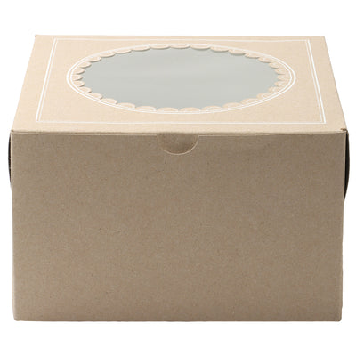 1/2 KG Brown Cake Box (8x8x5inch) ck1809 - Nice Packaging