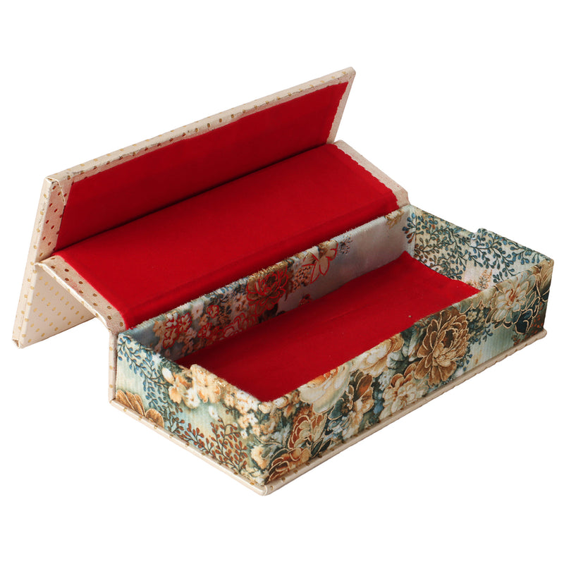 Zig Zeg Lid Beautiful Flower Design Gaddi Box, Shagun Box, Gifting Cash Box