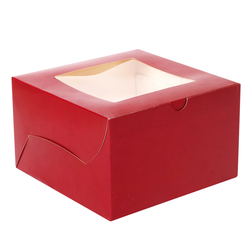 1/2 KG Red Cake Box 13004A (8x8x5inch)