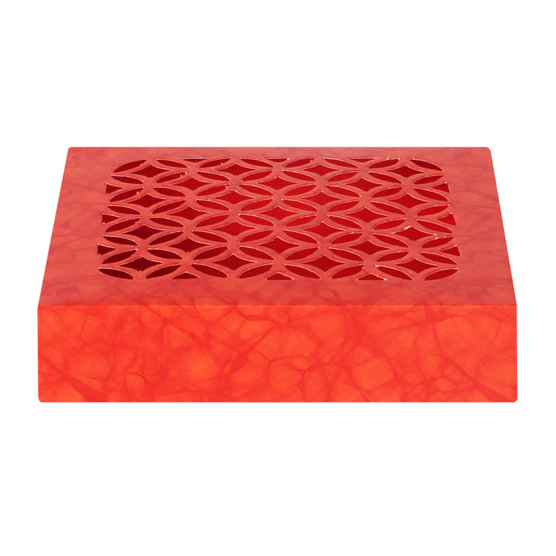 Light Red color chocolate/sweets without cavity laser cut box 