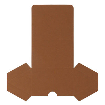 Designer lock small sampler paper box in Brown color (2.75x1.75x1.75inch) CP07