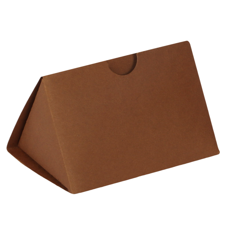 Designer lock small sampler paper box in Brown color (2.75x1.75x1.75inch) CP07