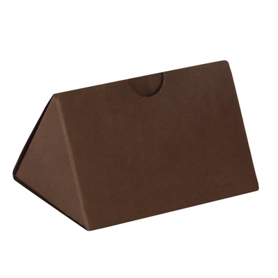 Designer lock small sampler paper box in Dark Brown color (2.75x1.75x1.75inch) CP09 - Nice Packaging