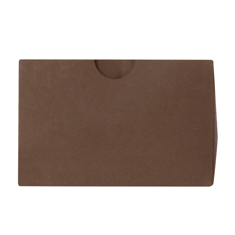 Designer lock small sampler paper box in Dark Brown color (2.75x1.75x1.75inch) CP09 - Nice Packaging