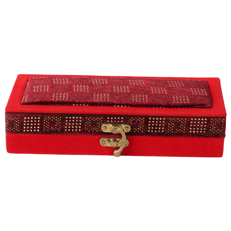 Red color Fancy Lock Gaddi Box, Shagun Box, Gifting Cash Box