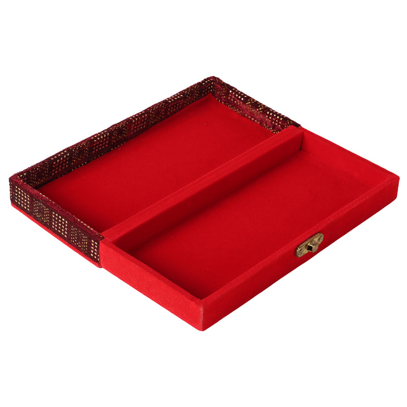 Red color Fancy Lock Gaddi Box, Shagun Box, Gifting Cash Box