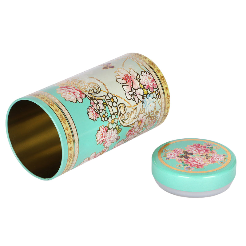 Air Tight Tins 245gm Beautiful Floral Printed 