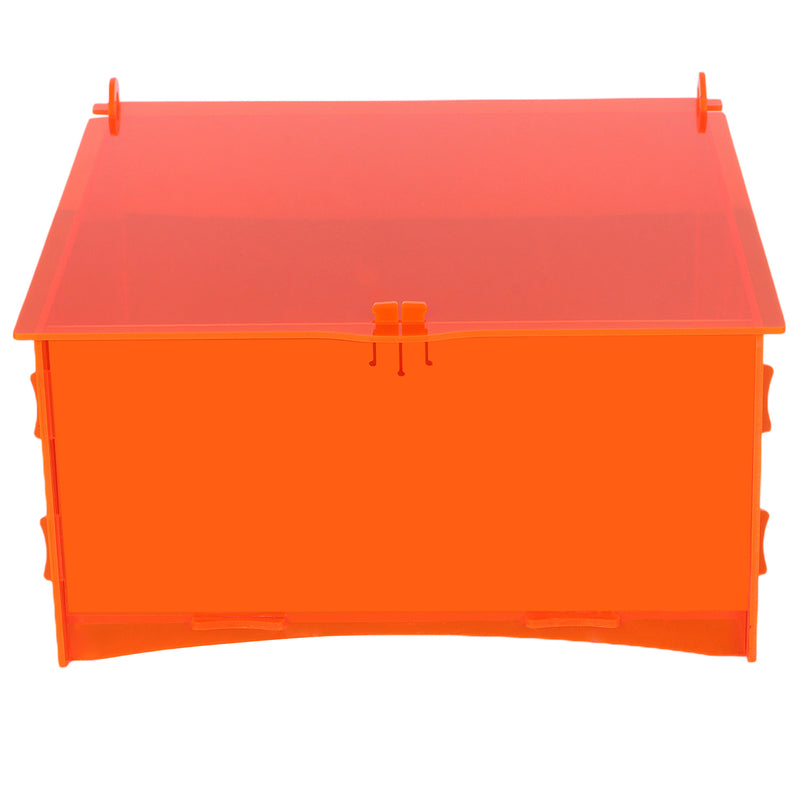 Neon Color Acrylic Hamper Box buy From Nice Packaging. Dimensions: 7.25*7.25*3.25 Inches, Material: Acrylic, Color: Neon, Capacity: Up to 1 kg.