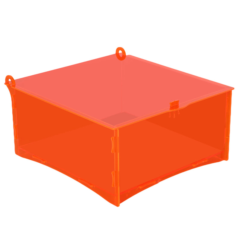 Neon Color Acrylic Hamper Box buy From Nice Packaging. Dimensions: 7.25*7.25*3.25 Inches, Material: Acrylic, Color: Neon, Capacity: Up to 1 kg.