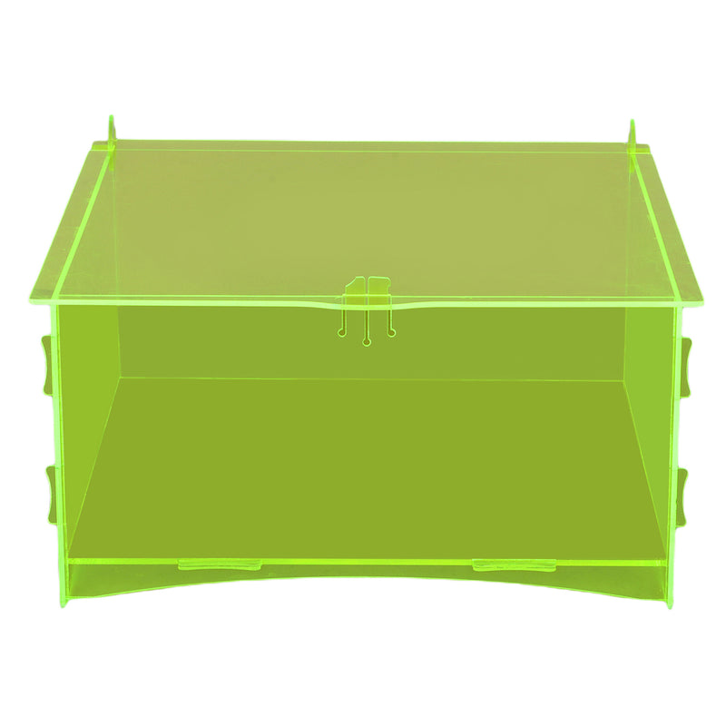 Neon Color Acrylic Hamper Box buy From Nice Packaging. Dimensions: 7.25*7.25*3.25 Inches, Material: Acrylic, Color: Neon, Capacity: Up to 1 kg.