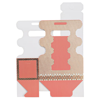 Shop Room Hamper Box Size: 7*3.5*9.25 Inches, Color: Brown & Pink, and Material: SBS 230 GSM. Perfect for any occasion - Diwali, Valentines, Special Occasion, Birthday, Anniversary Christmas, Weddings, Engagements, Anniversaries, Baby Showers, Home parties etc.