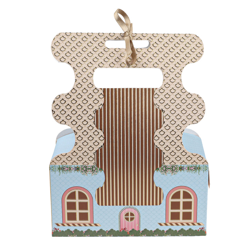 Gifting Room Hamper Box for Packaging Size: 7*3.5*9.25 Inches, Color: Brown & Blue, Material: SBS 230 GSM. Perfect for any occasion - Diwali, Valentines, Special Occasion, Birthday, Anniversary Christmas, Weddings, Engagements, Anniversaries, Baby Showers, Home parties etc.