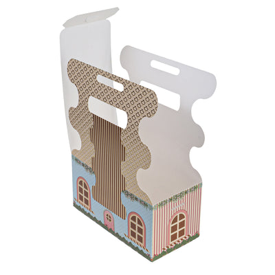 Gifting Room Hamper Box for Packaging Size: 7*3.5*9.25 Inches, Color: Brown & Blue, Material: SBS 230 GSM. Perfect for any occasion - Diwali, Valentines, Special Occasion, Birthday, Anniversary Christmas, Weddings, Engagements, Anniversaries, Baby Showers, Home parties etc.