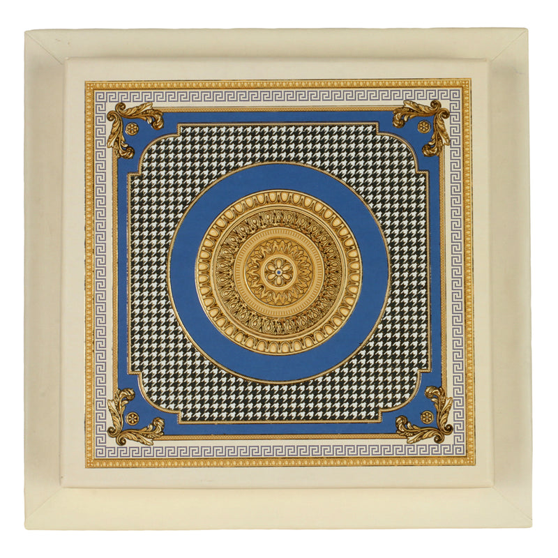 Medallion Print Cardbord Box with 16 Cavity ( 11.5x11.5x3.5 Inches ) 16019