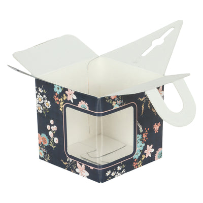 Flowry Gift Box with Transparent Window