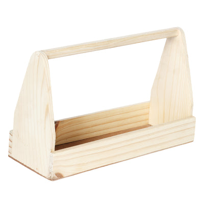 Pine Wood Tray with Handle ( 11x4.25x1.5 Inches ) 17017