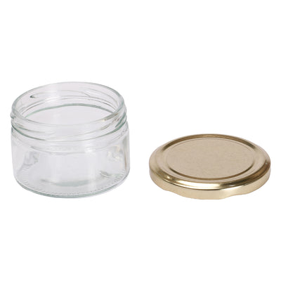 Buy Empty Glass Jars with Golden Cap