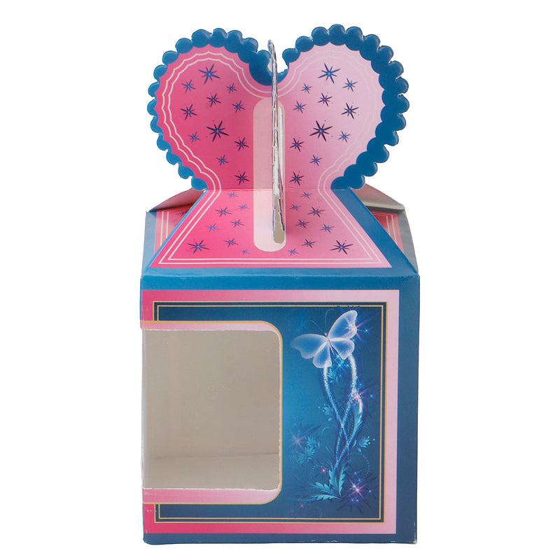 Small Attractive Gift Box with Transparent Window ( 4x4x7 Inches ) 9403