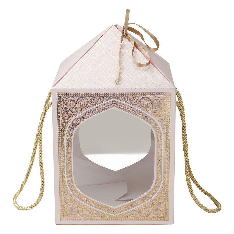 Hamper Box Multipurpose for Gifting and Packaging. Color: Oyster, Size: 7.25*7.25*12 Inches, Material: SBS 350 GSM from Nice Packaging