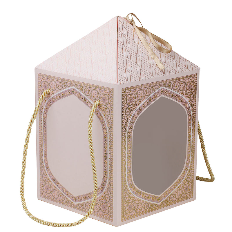 Hamper Box Multipurpose for Gifting and Packaging. Color: Oyster, Size: 7.25*7.25*12 Inches, Material: SBS 350 GSM from Nice Packaging