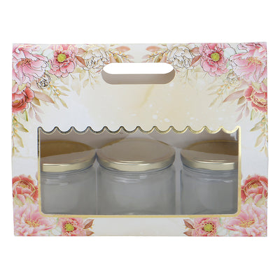 Floral Small Gift Box With Handle (10..5x3.75x8 Inches) 9517C