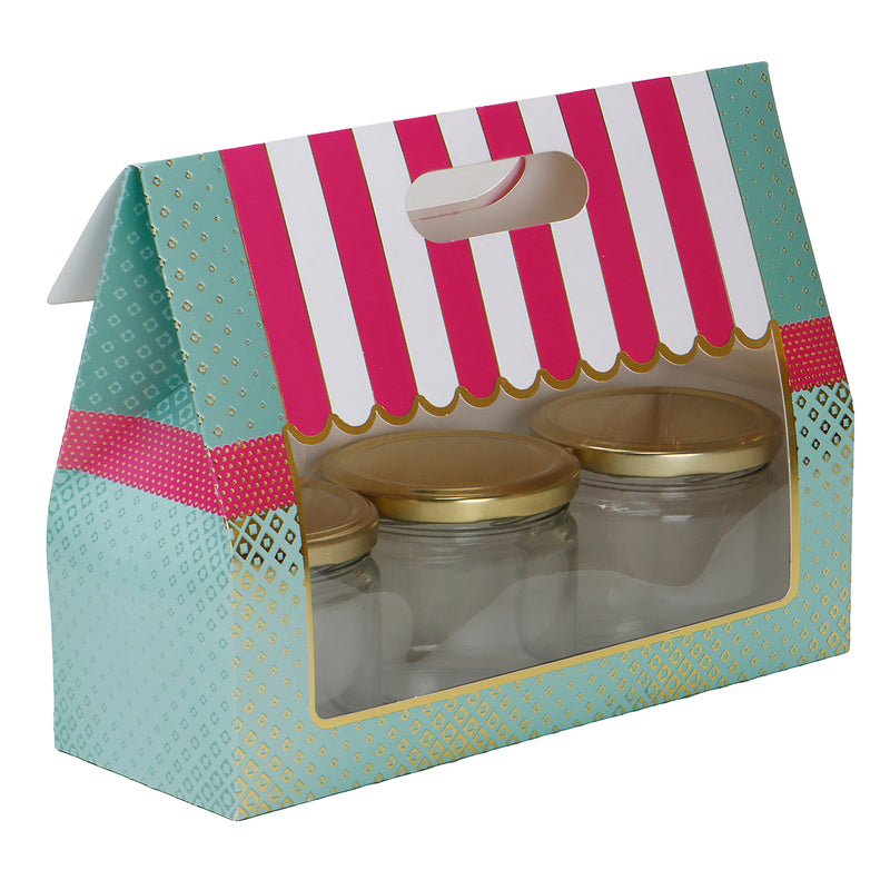 Small Gift Box With Handle (10..5x3.75x8 Inches) 9517