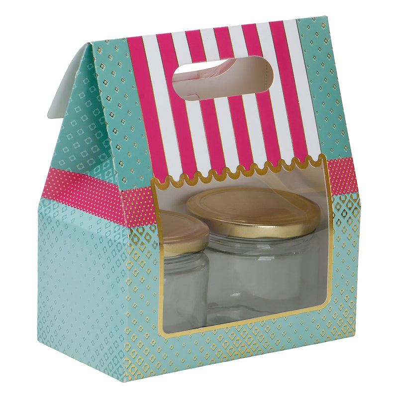 Small Gift  Box With Handle (7x3.75x8 Inches) 9518