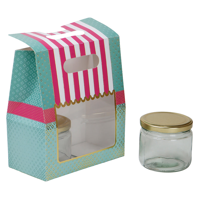 Small Gift  Box With Handle (7x3.75x8 Inches) 9518